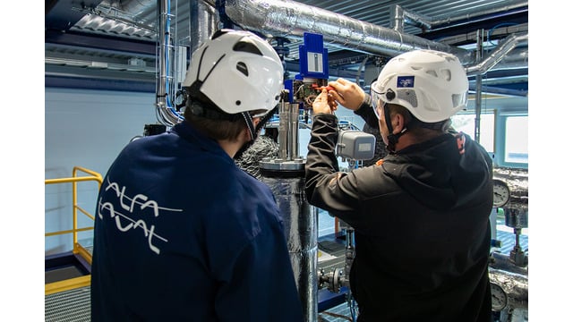 Servicing Aalborg boilers