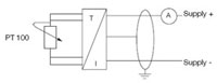 Temparature transmitter technical drawing,web