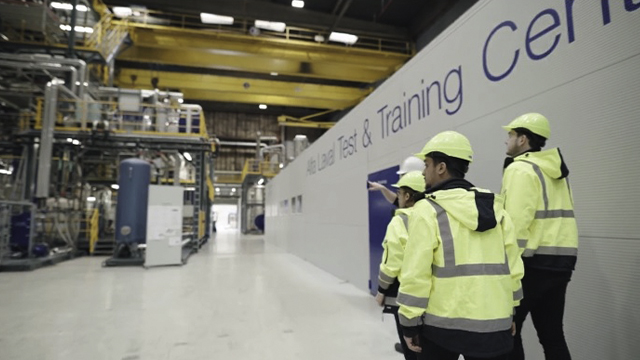 Centre d'essai et de formation Alfa Laval pour l'ammoniac